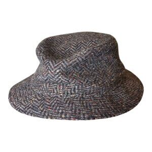 Hats of Ireland Donegal Tweed Wool Fedora - Size M